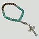 Rosary Orthodox of agate and tiger's eye ' Grateful`
