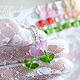 Серьги "Тюльпаны". Серьги классические. Евгения Nimrodelbeads. Ярмарка Мастеров.  Фото №4