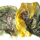 Batik Tippet felted leopard, Scarves, Moscow,  Фото №1