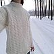 Женский свитер для зимнего отдыха. Свитеры. WOOLWORK: Мастерская меха и шерсти. Ярмарка Мастеров.  Фото №5