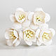 Paper flowers for scrapbooking Cherry blossoms white, 1pc, Scrapbooking Elements, Vladimir,  Фото №1