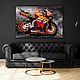  Настенная картина маслом мотоцикл honda CBR 1000RR. Картины. Картины маслом купить, мечта рядом ❤. Ярмарка Мастеров.  Фото №4