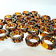 Ring made of amber 'Plasma' R-155. Rings. Amber shop (vazeikin). Online shopping on My Livemaster.  Фото №2