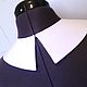 Order The removable collar XS . S white gabardine. ERIO SHOP. Livemaster. . Collars Фото №3