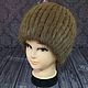 Order Fur hat made of mink fur.( Premium). kupimeh. Livemaster. . Caps Фото №3