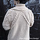 Заказать  теплый вязаный кардиган "Машенька". Olga_Barsukova_design. Ярмарка Мастеров. . Кардиганы Фото №3