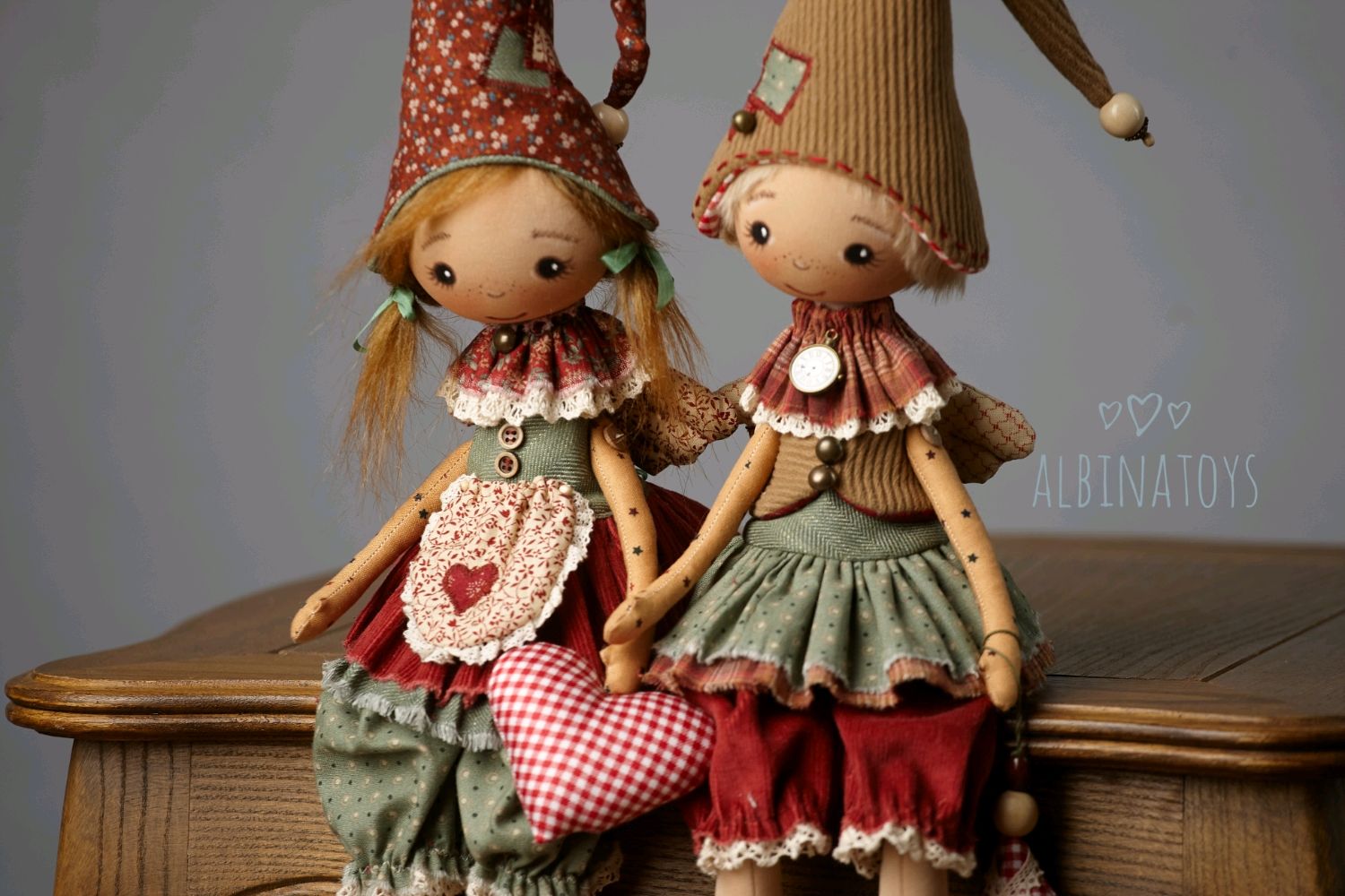 Чердачные куклы из ткани - Текстильные куклы ручной работы из ткани | Бэйбики - 