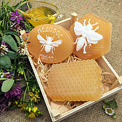 Косметика ручной работы handmade. Livemaster - original item Soap figured meadow honey. Handmade.