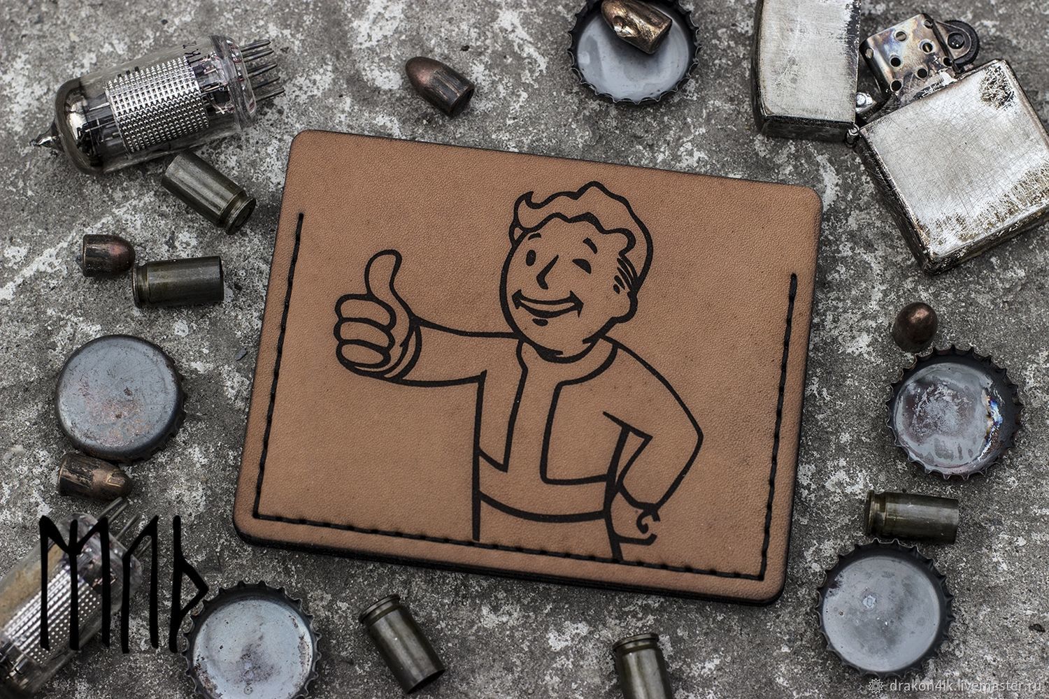 Мини кошелёк Fallout, Картхолдер, Новосибирск,  Фото №1