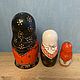 Матрёшка 3 места «Лисы». Статуэтка. ART-MatreshkA. Интернет-магазин Ярмарка Мастеров.  Фото №2