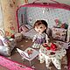 Заказать Румбокс в чемодане. Кукольный домик с куколкой. Волшебный шкаф Натальи Лучининой (totoshka-0509). Ярмарка Мастеров. . Кукольные домики Фото №3