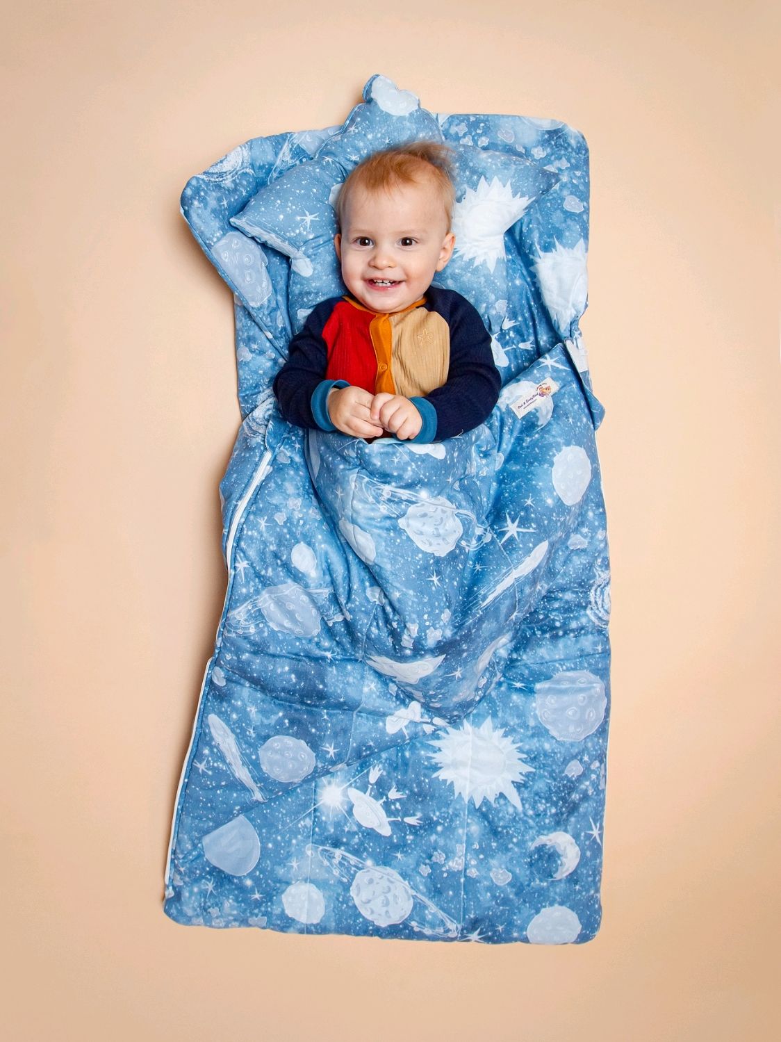 Детский спальный мешок с ножками BABYSTEPS M — Cherry
