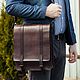 Кожаная мужская сумка портфель, Мужская сумка, Красногорск,  Фото №1