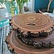 stand: Wooden round saws for serving, Stand, Turochak,  Фото №1