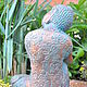 Buddha sitting garden decor concrete figure aged bronze. Garden figures. Decor concrete Azov Garden. My Livemaster. Фото №4