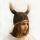 Viking Bath Hat'. Bath accessories. STUDIO-FELT Katerina Alekseeva. Online shopping on My Livemaster.  Фото №2