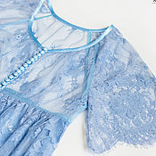 Designer dress "Blue serenity"