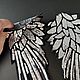 Order Applique Wings, embroidered with sequins. StrazoBysinka. Livemaster. . Applications Фото №3