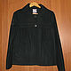 Vintage clothing: Demi-season short women's black coat, Vintage blouses, Moscow,  Фото №1