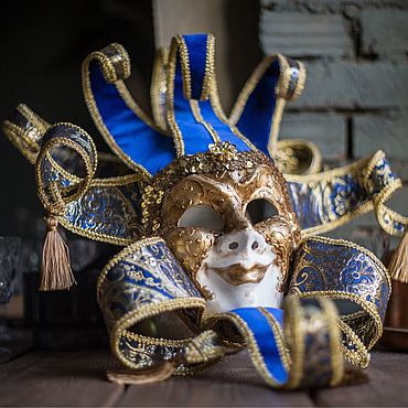 Венецианская маска «Лицо» или «Джокер»
