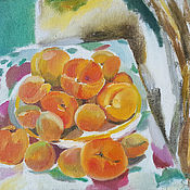 Картины и панно handmade. Livemaster - original item Picture. Apricot Redcheeks. Handmade.
