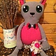 Кошечка с сердечком. Мягкие игрушки. Ольга Волкова (Sansusi). Ярмарка Мастеров.  Фото №6