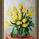 Sunny tulips. Oil on canvas. Pictures. Tatiana Chepkasova. My Livemaster. Фото №5