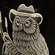 Mug - owl 007, watching you, Mugs and cups, Yugorsk,  Фото №1