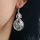 Серьги из серебра "Кактус". Серьги классические. Newstylejewelry. Ярмарка Мастеров.  Фото №5
