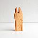 Лиса из дерева Рыжая улыбка Wooden fox. Статуэтка. Ирина Люмти          Декор из дерева. Ярмарка Мастеров.  Фото №4