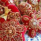 Игрушки на елку мягкие, из бархата с вышивкой (большой набор), Елочные игрушки, Рязань,  Фото №1