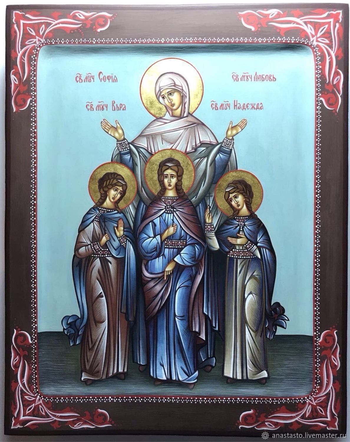 Икона веры надежды Любови и матери Софии