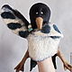 'A magpie'. Glove puppet. Bi-BA-Bo. Puppet show. Taya Kart. Online shopping on My Livemaster.  Фото №2