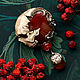  "Skull". Брошь-булавка. Valeria Belova (Дом Лунной Росы). Ярмарка Мастеров.  Фото №4