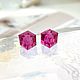 Уценка! 8 мм. Бусина Swarovski 5601, Fuchsia, Кристаллы, Москва,  Фото №1