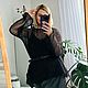 Свитер-паутинка. Кофты-сетки. Оксана (oksanamatveeva). Интернет-магазин Ярмарка Мастеров.  Фото №2