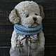 Gray-blue puppy... Ted. Stuffed Toys. My favorite Teddy bear. Online shopping on My Livemaster.  Фото №2