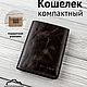 Кошелек из натуральной кожи, портмоне для денег ручной работы. Кошельки. Kroocher. Интернет-магазин Ярмарка Мастеров.  Фото №2