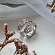 Paired wedding rings with patterns, silver (Ob26). Engagement rings. anna-epifanova. My Livemaster. Фото №4