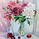 Pintura al óleo Peonías blancas y Rosadas, Pictures, Rossosh,  Фото №1