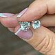 Серьги с натуральными аквамаринами 2.5 ct. Серьги классические. Елена. Ярмарка Мастеров.  Фото №8