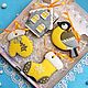 Order Christmas gingerbread. Set the gingerbread on a Christmas tree Titmouse. sweets for joy (galinadenisenko). Livemaster. . Gingerbread Cookies Set Фото №3