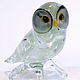 Interior figurine made of colored glass polar Owl Degrand. Figurines. In Glass. Online shopping on My Livemaster.  Фото №2
