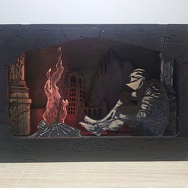 Ночник "Dark Souls". . Для дома и интерьера ручной работы - Ярмарка Мастеров Для дома и интерьера ручной работы. Ярмарка Мастеров - ручная работа Ночник "Dark Souls". Handmade.