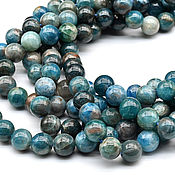 Материалы для творчества handmade. Livemaster - original item Copy of Lapis lazuli 8 mm, blue beads ball smooth, natural stone. Handmade.