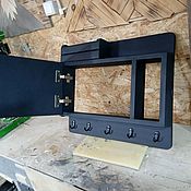 Для дома и интерьера handmade. Livemaster - original item Key holder with shelf made of wood. Handmade.