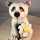 felt toy: White bear, Felted Toy, Zelenograd,  Фото №1