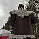 Дубленка из натуральной овчины тиградо. Дубленки. YANA KRAFT BRAND. Ярмарка Мастеров.  Фото №4
