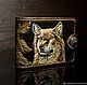 Кожаное портмоне ручной работы Волк шеридан. Кошельки. Pearlyfox. Ярмарка Мастеров.  Фото №5