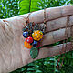 Pendant on a chain Northern berries lampwork boho. Pendants. fiery-tale lampwork (fiery-tale). My Livemaster. Фото №6